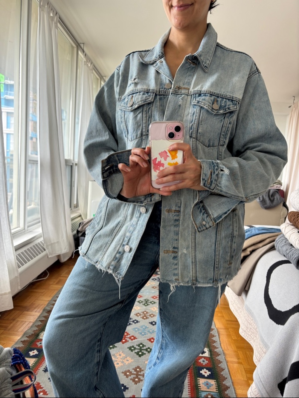 GAP Light Blue Denim Jacket - Picture 4 of 8